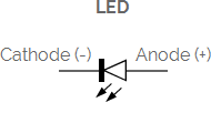 LED circuit symbol
