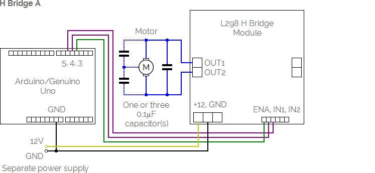 Motor circuit diagram