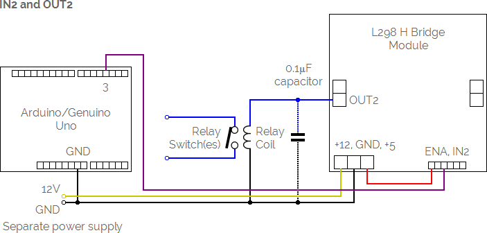 Relay circuit diagram
